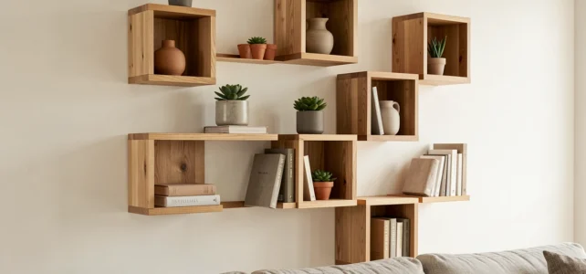 Adoptez l’étagère cube en bois pour une décoration murale moderne et élégante Adoptez l’étagère cube en bois pour une décoration murale moderne et élégante